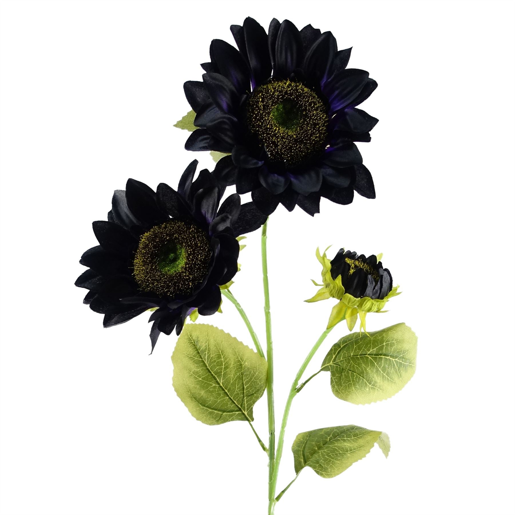 100cm Purple Artificial Sunflower Arrangement Glass Vase – image 4