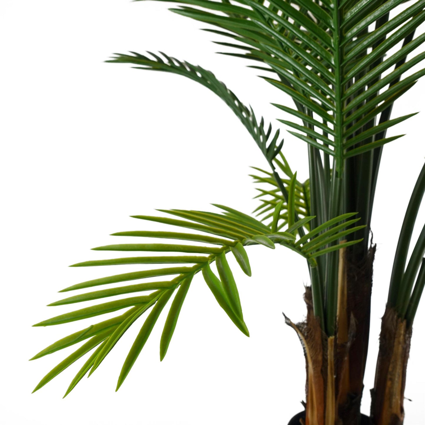 125cm Artificial UV Resistant Raphis Palm Tree Natural Trunk – image 6