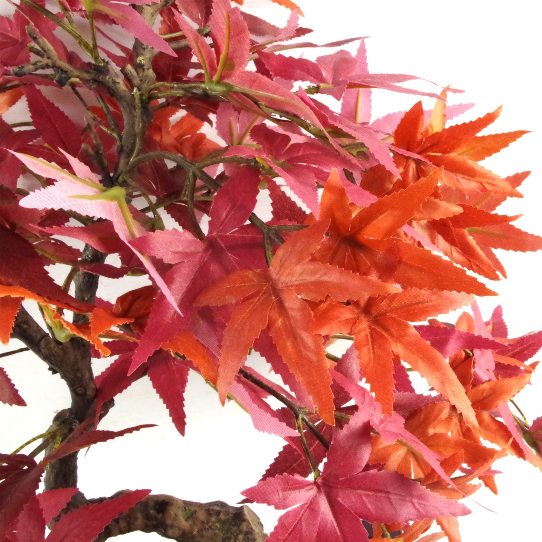 Artificial Red Maple Bonsai Tree 50cm – image 3