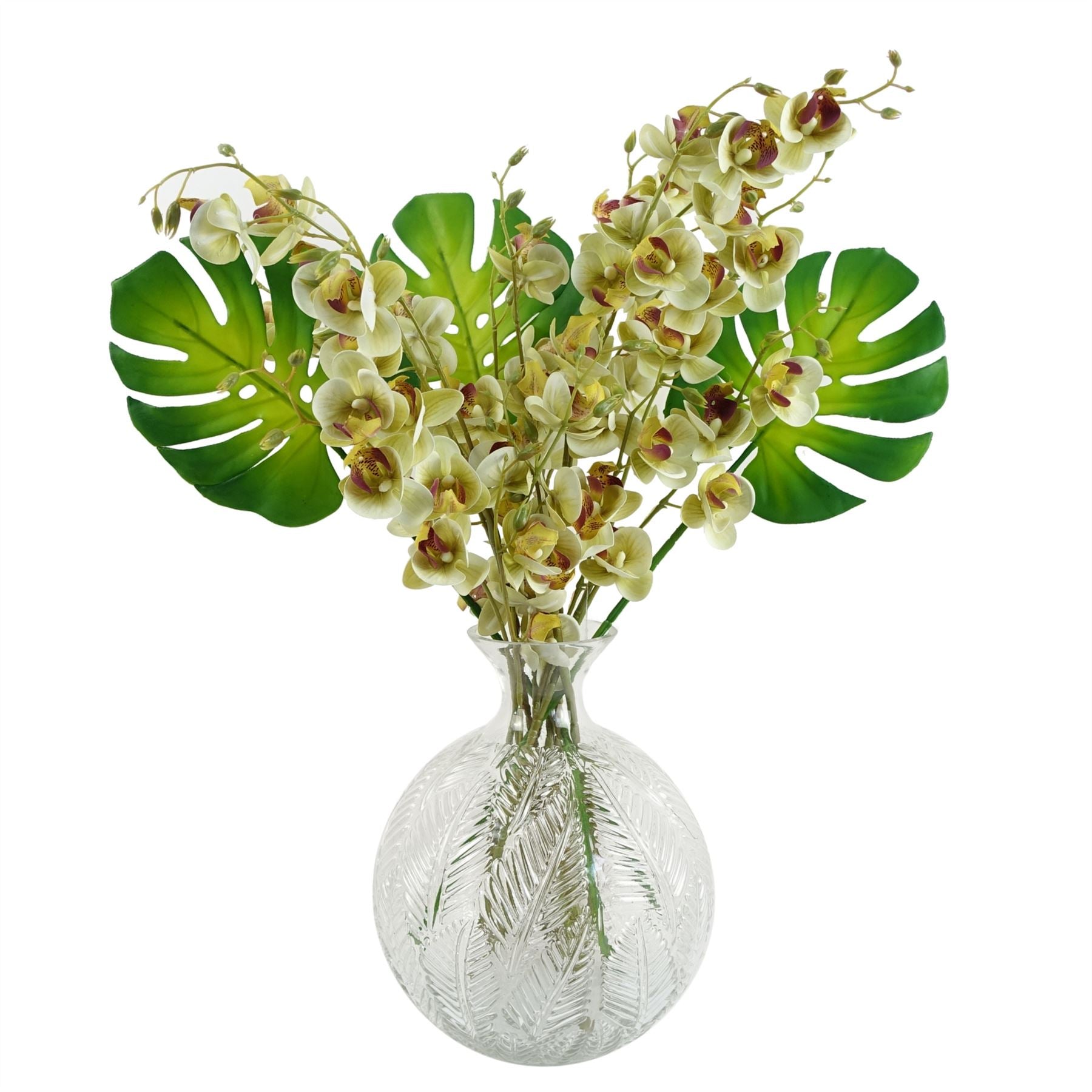 55cm Single Artificial Monstera Leaf – image 4