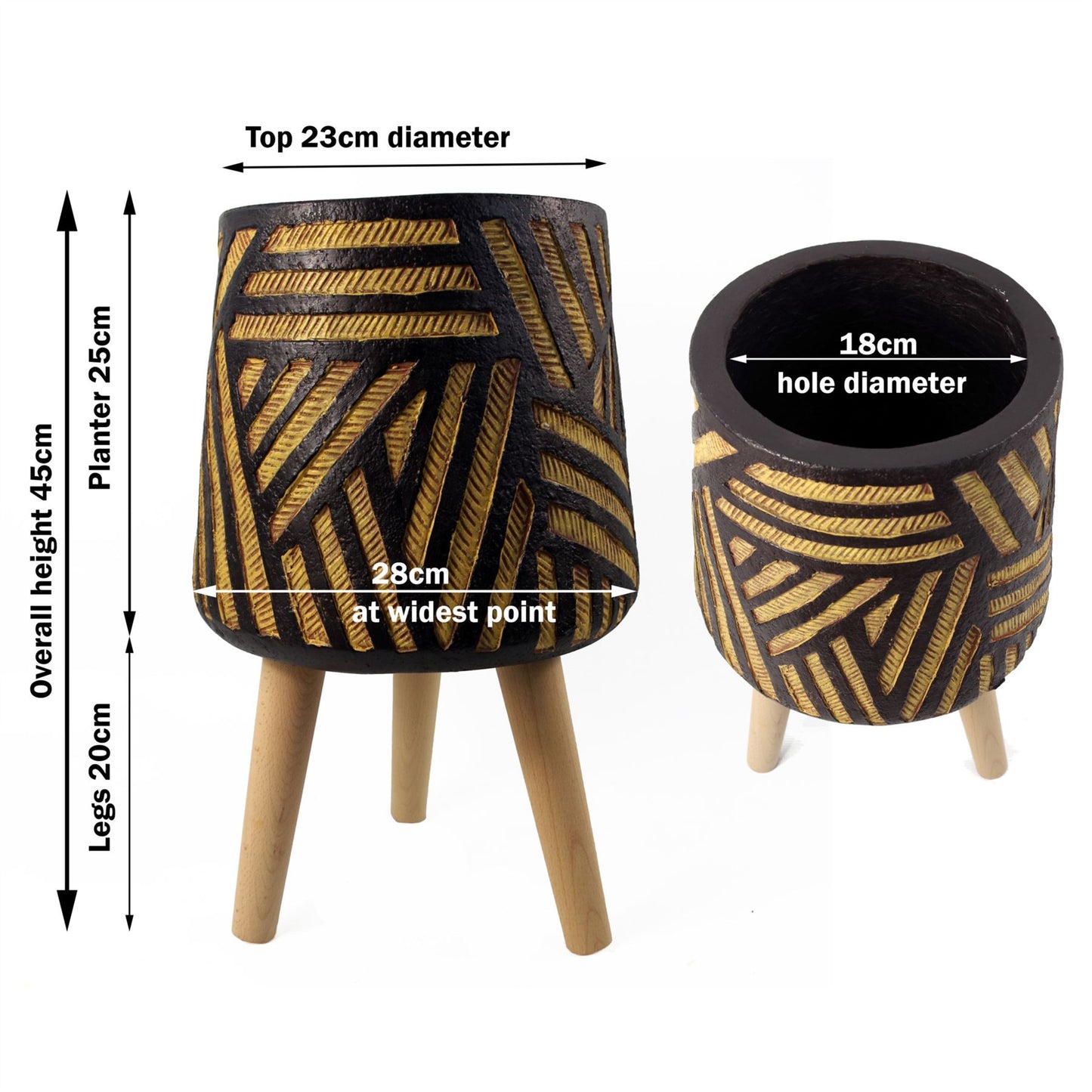 x 28cm Bali Large Planter 45cm – image 3
