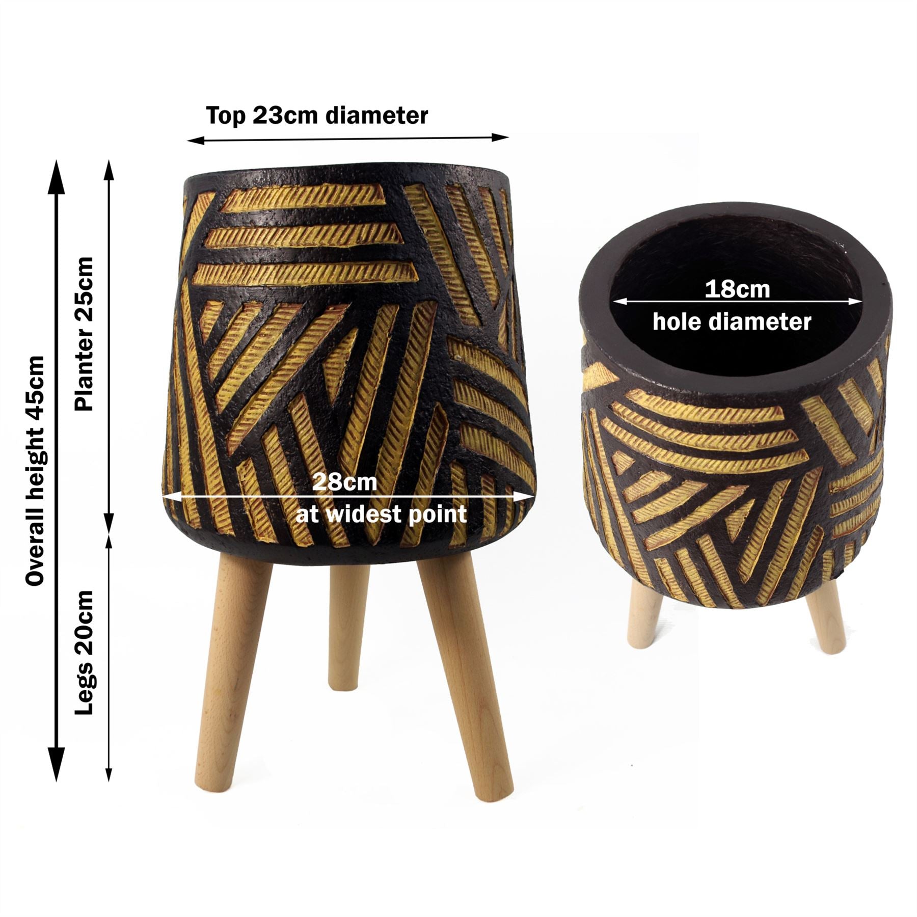 x 28cm Bali Large Planter 45cm – image 3