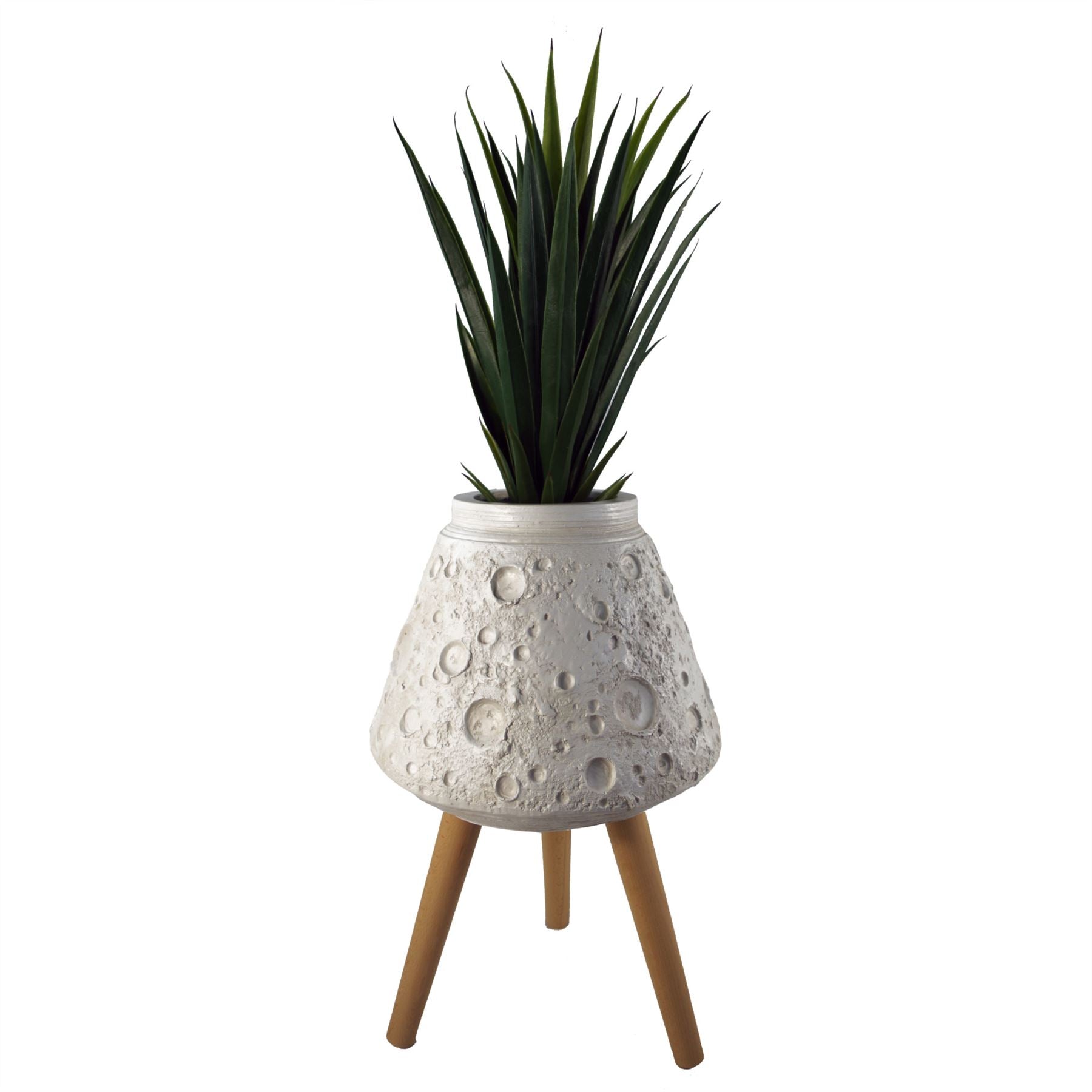 x 40cm Large Lunar White Planter 62cm – image 2