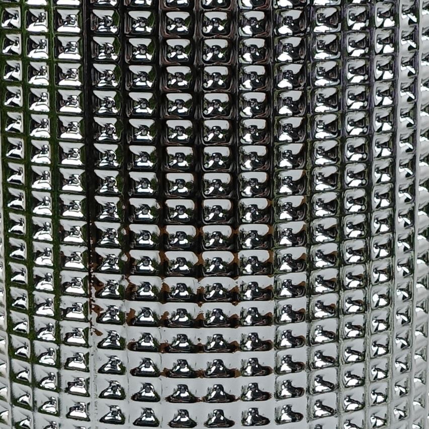 30cm Silver Dot Glass Vase – image 5
