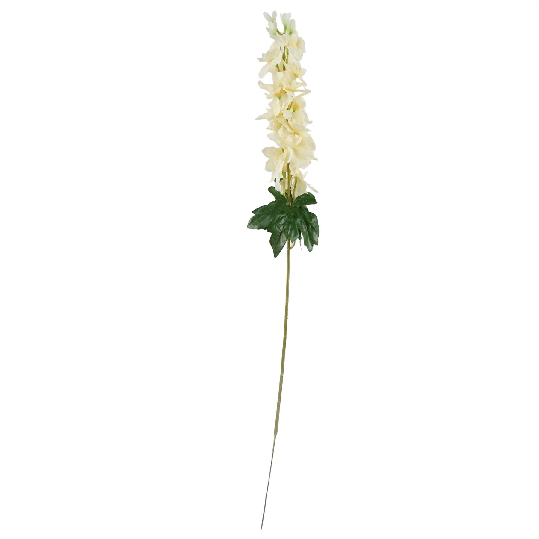80cm Artificial Blue Peony White Delphinium Eucalyptus Glass Vase – image 3