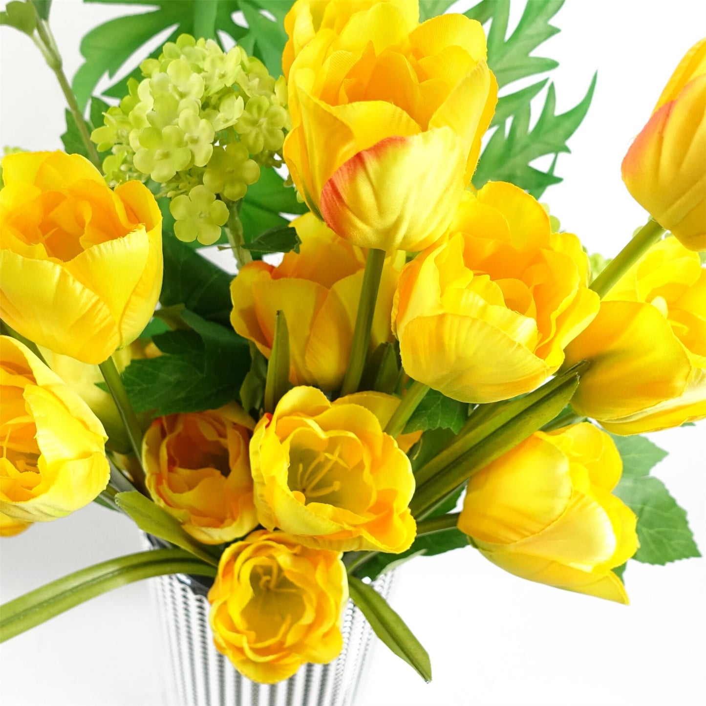 80cm Artificial Tulip Yellow Stem – image 5