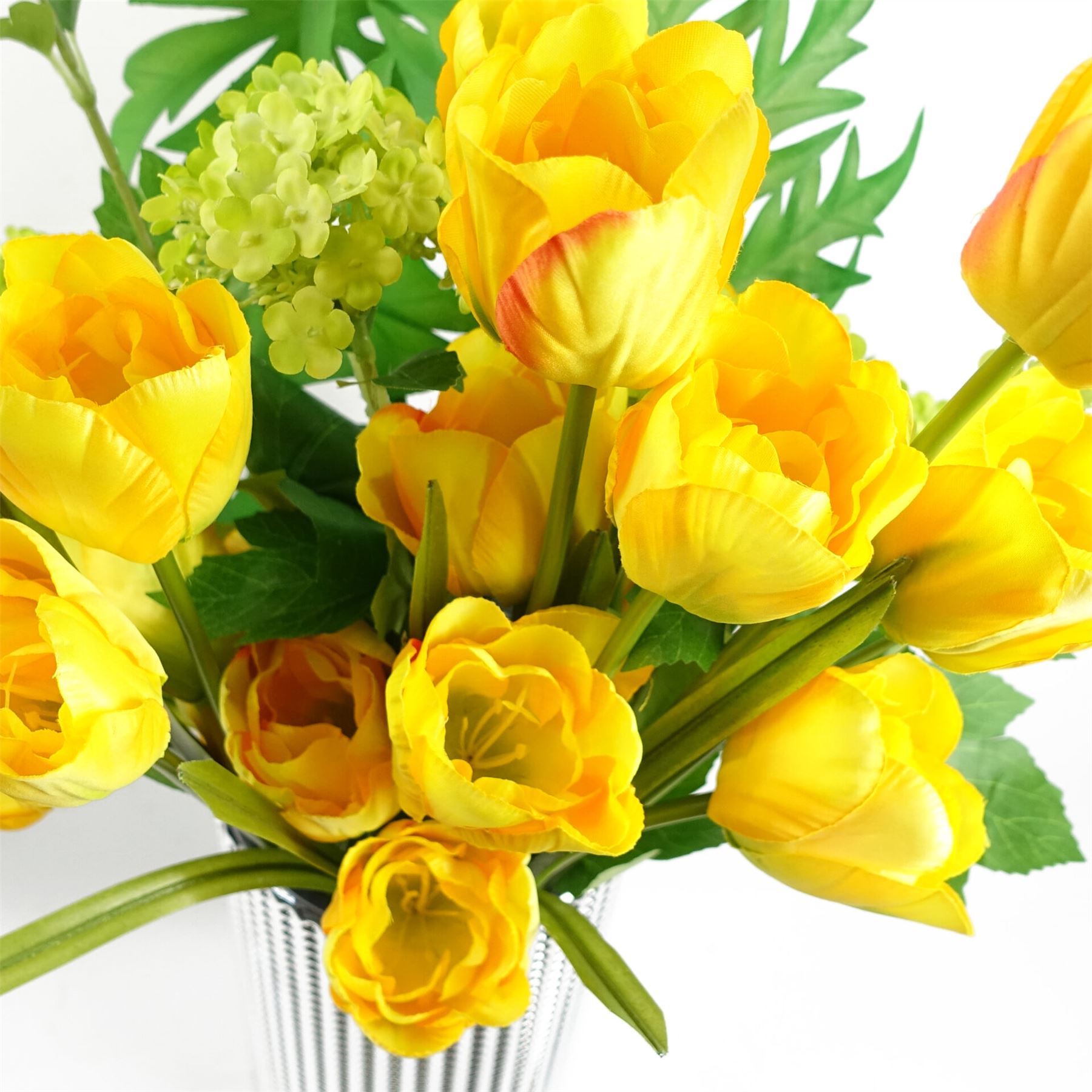 80cm Artificial Tulip Yellow Stem – image 5