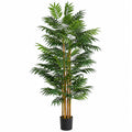 210cm Artificial Fire Retardant Phoenix Palm Tree Natural Trunk