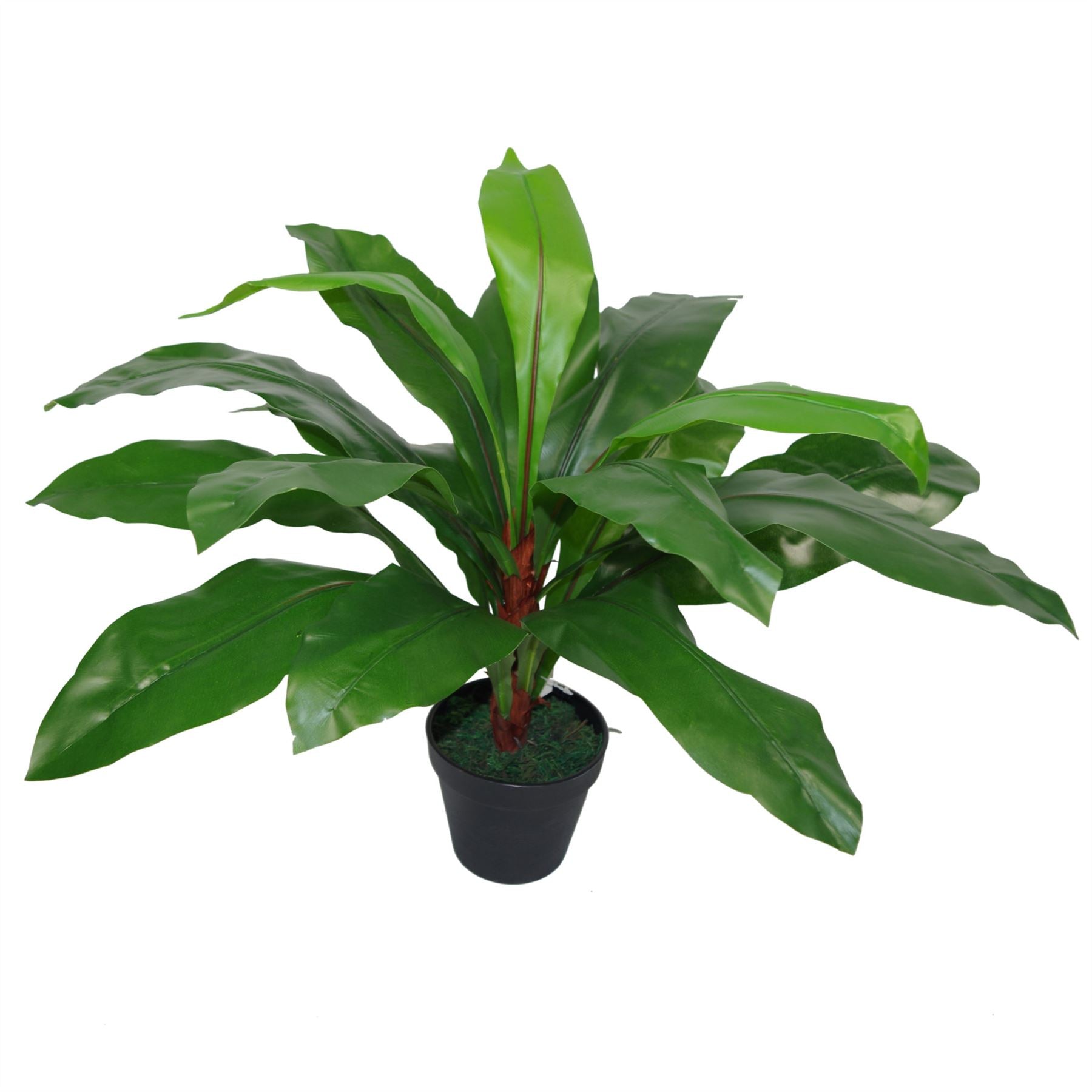 60cm Bushy Large Bird's Nest Fern Plant Artificial – image 2