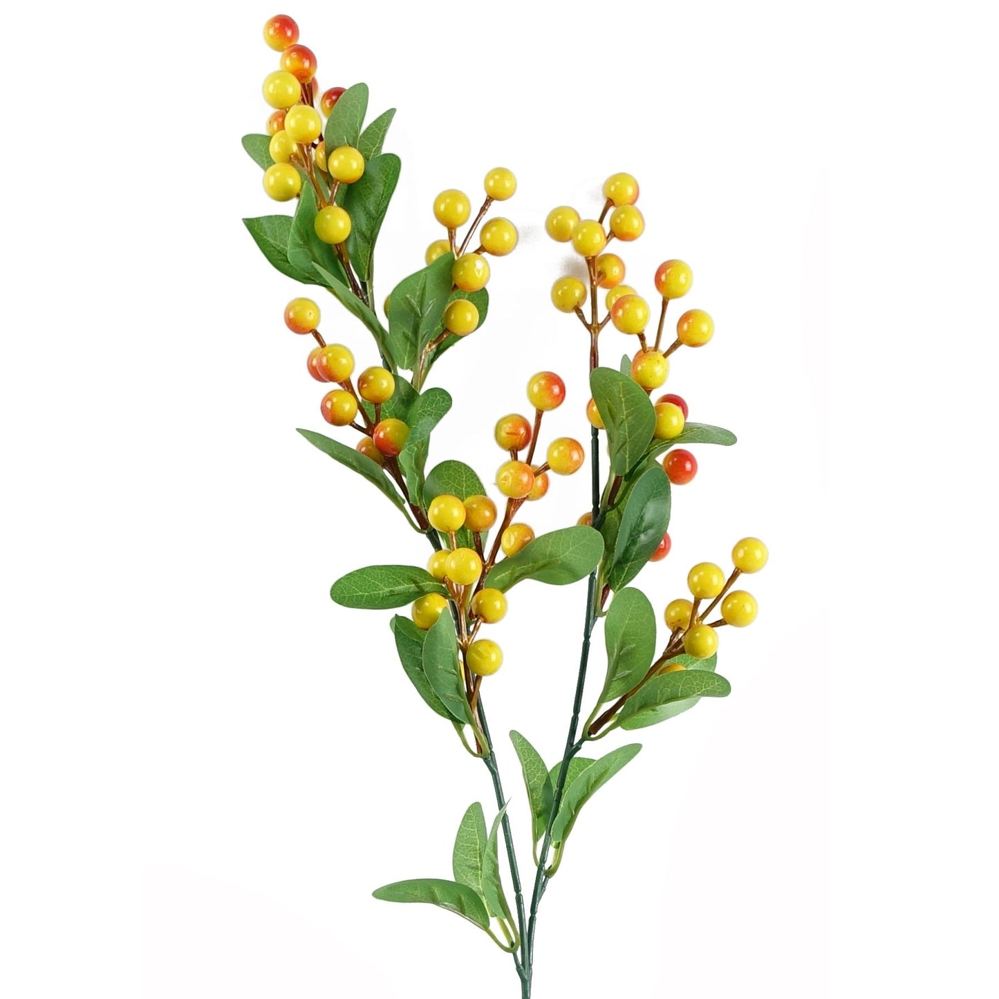 70cm Artificial Orange Berry Spray – image 11