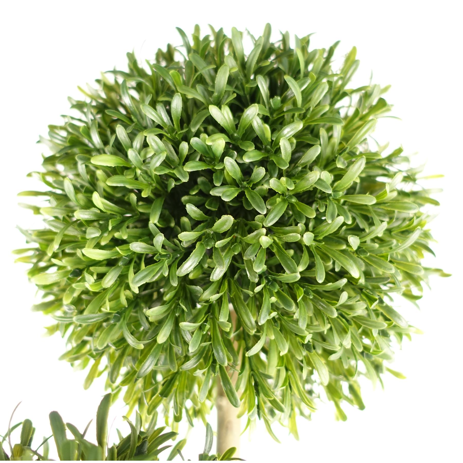 120cm Artificial UV Resistant Balls Topiary - Natural Trunk – image 5