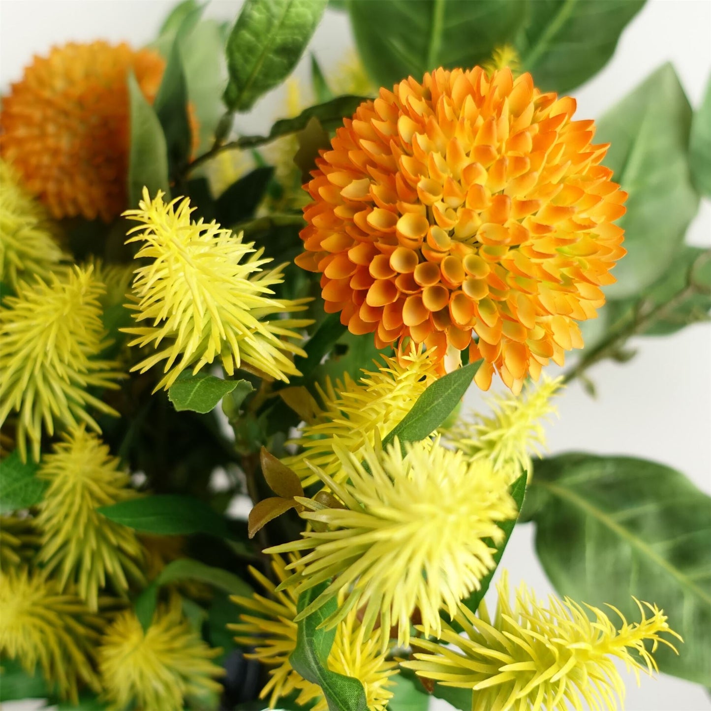 55cm Artificial Callistemon Pallidus Yellow Bottle Brush Stem – image 7