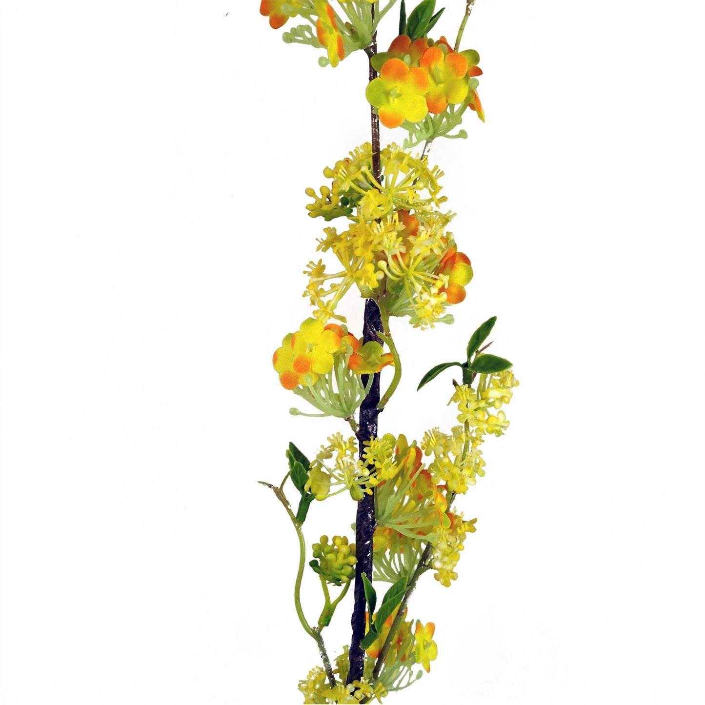 100cm Artificial Yellow Blossom Spray Stem – image 3