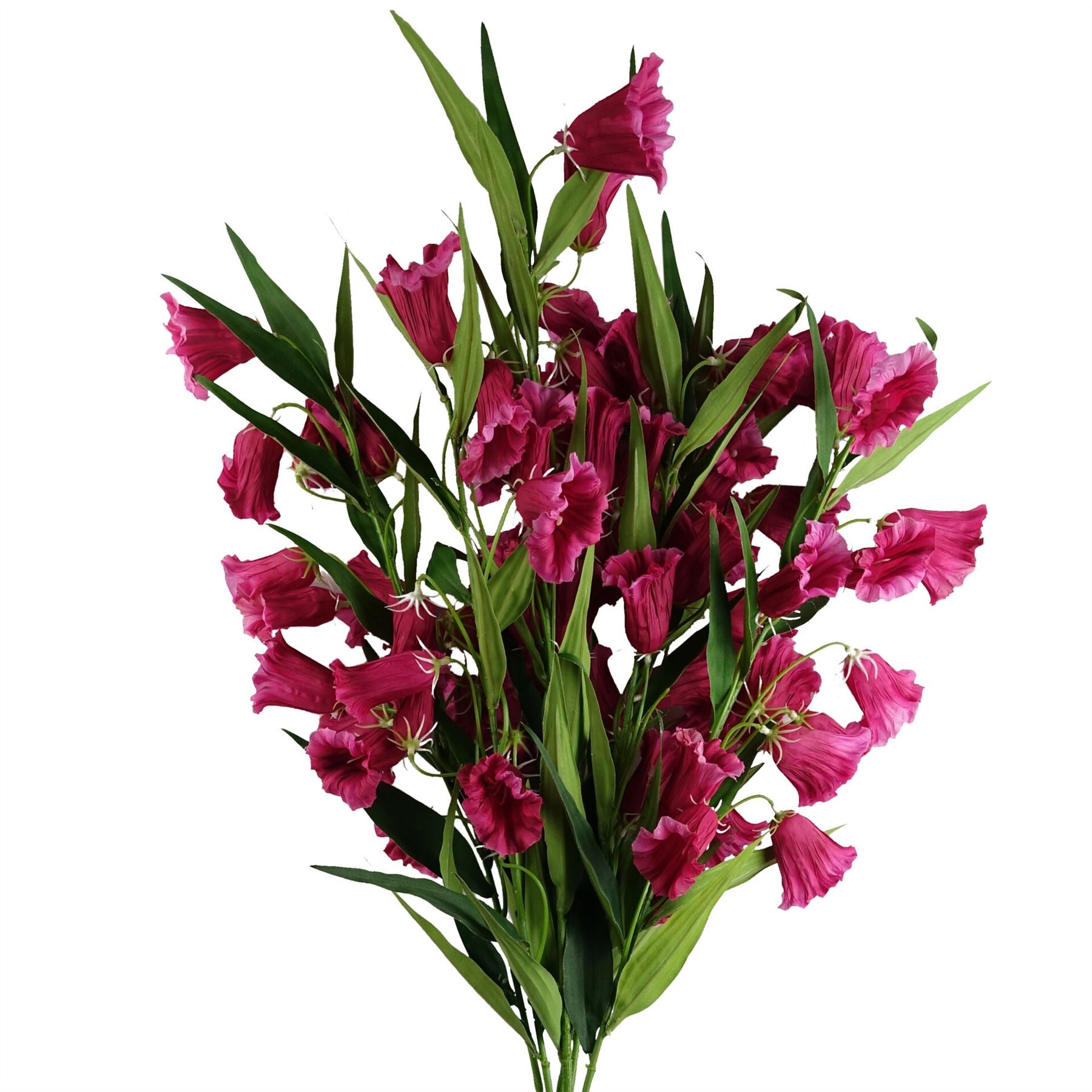 100cm Trumpet Artificial Flower Stem Fuchsia Pink – image 5