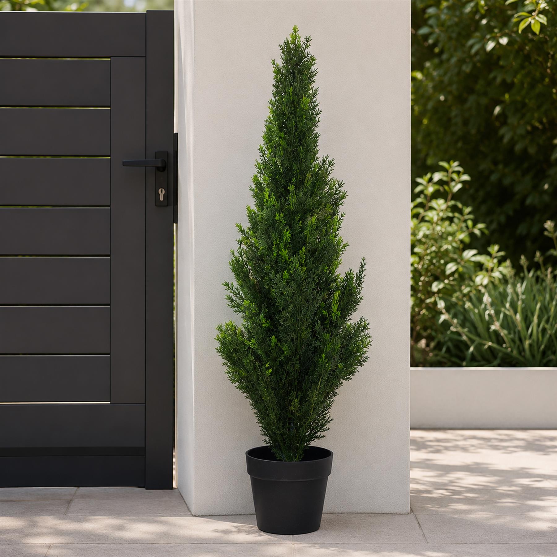90cm Artificial Outdoor Cedar Cypress Topiary UV Resistant – image 3