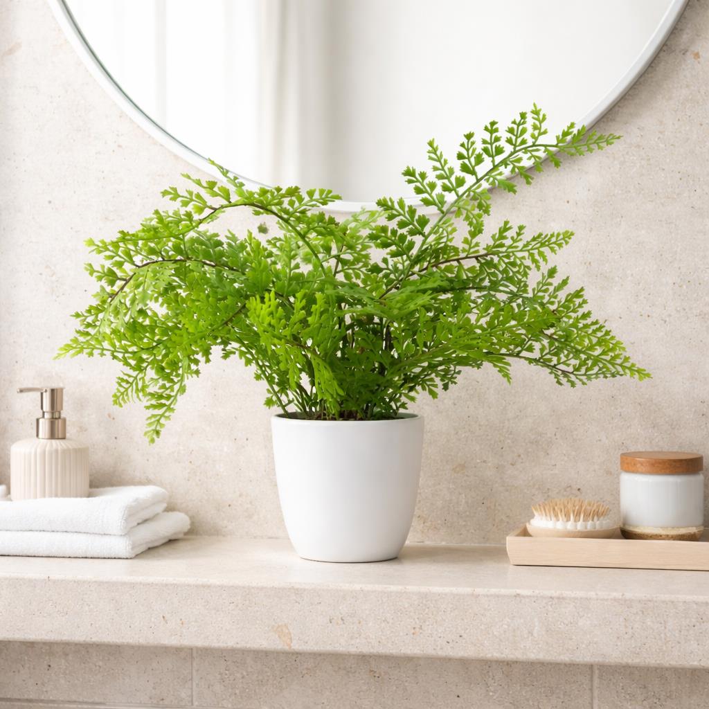 Faux 30cm Artificial Potted Southern Wood Fern – image 3
