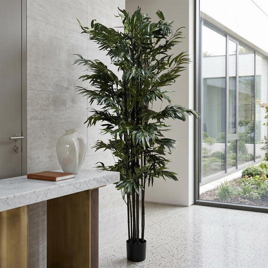 200cm Artificial Fire Retardant Natural Bamboo Tree – image 2