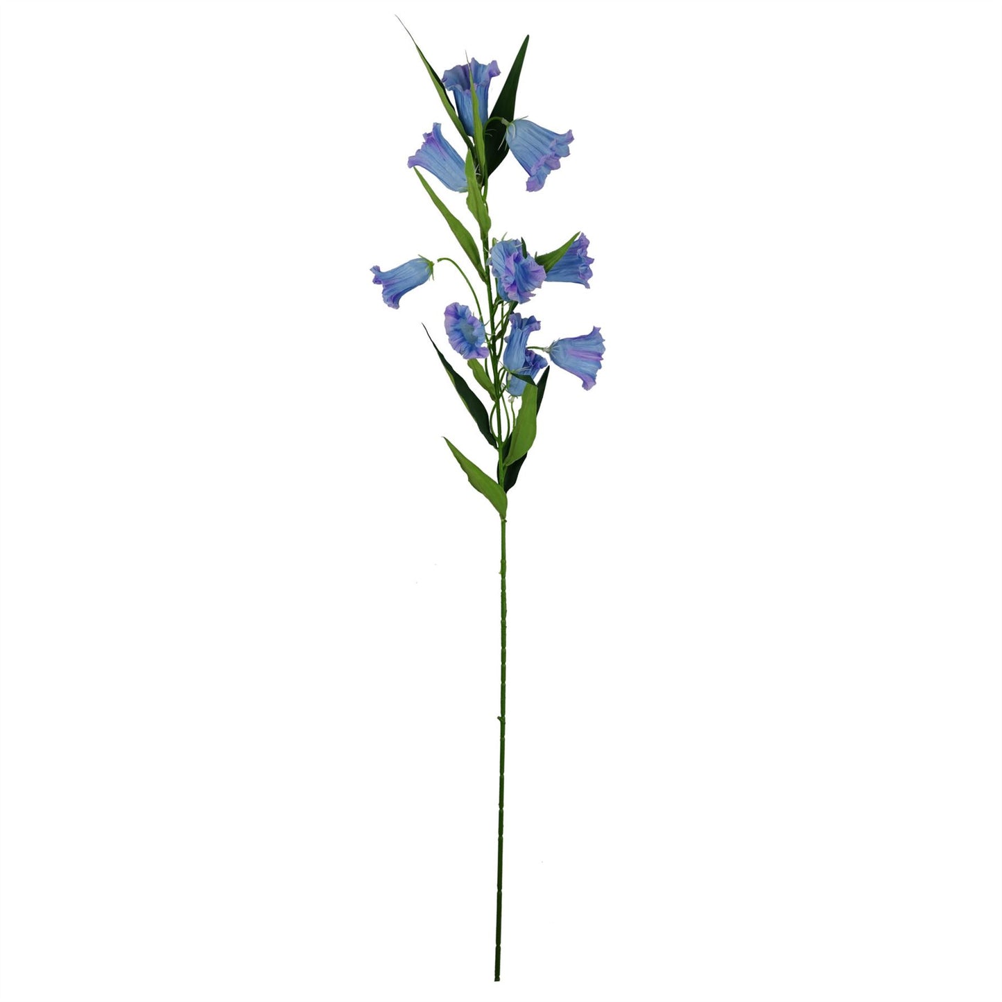 100cm Trumpet Artificial Flower Stem Blue – image 2