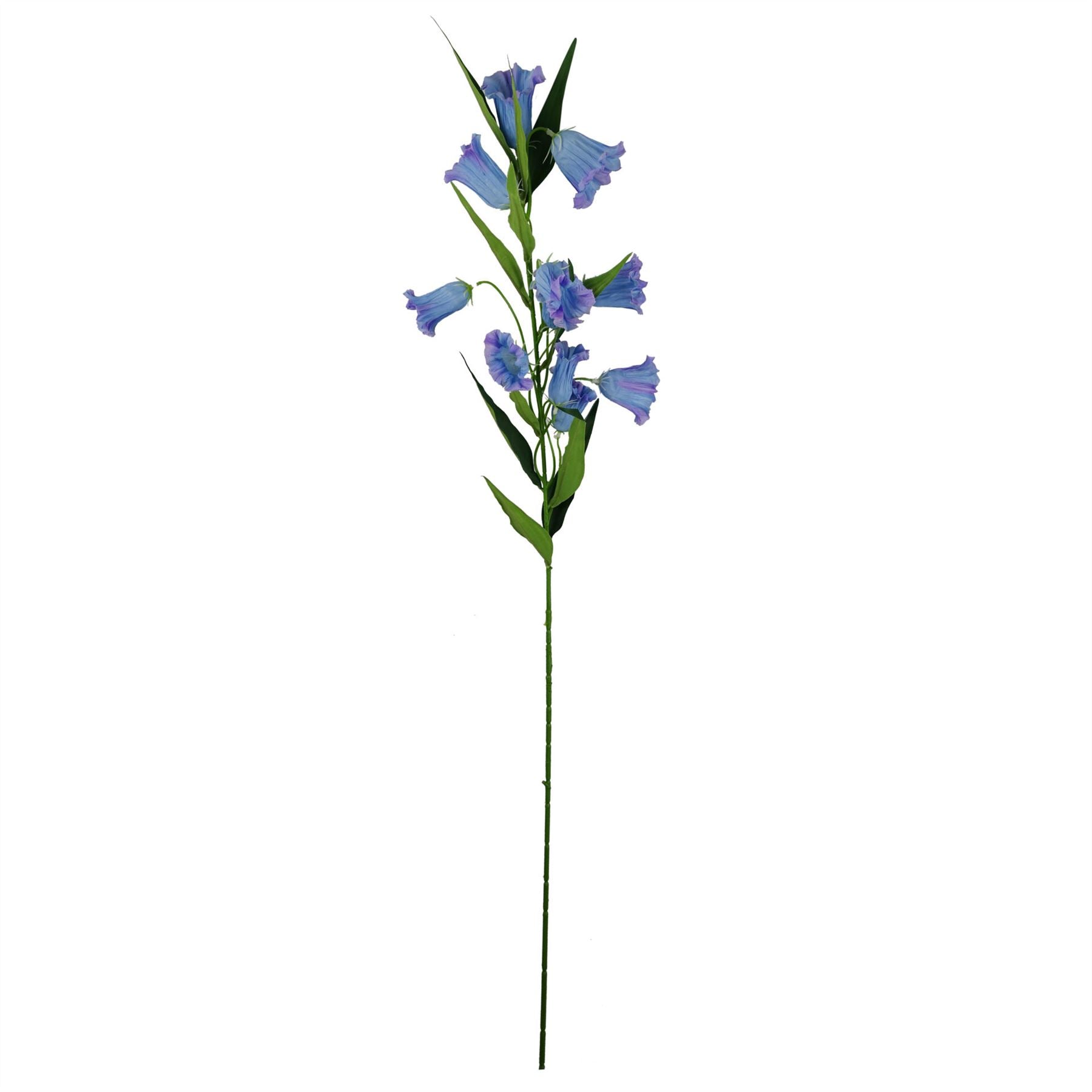 100cm Trumpet Artificial Flower Stem Blue – image 2