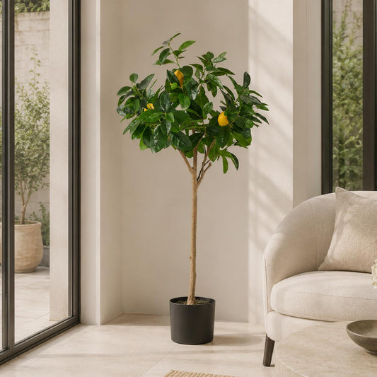 120cm Premium Artificial Lemon Tree – image 2