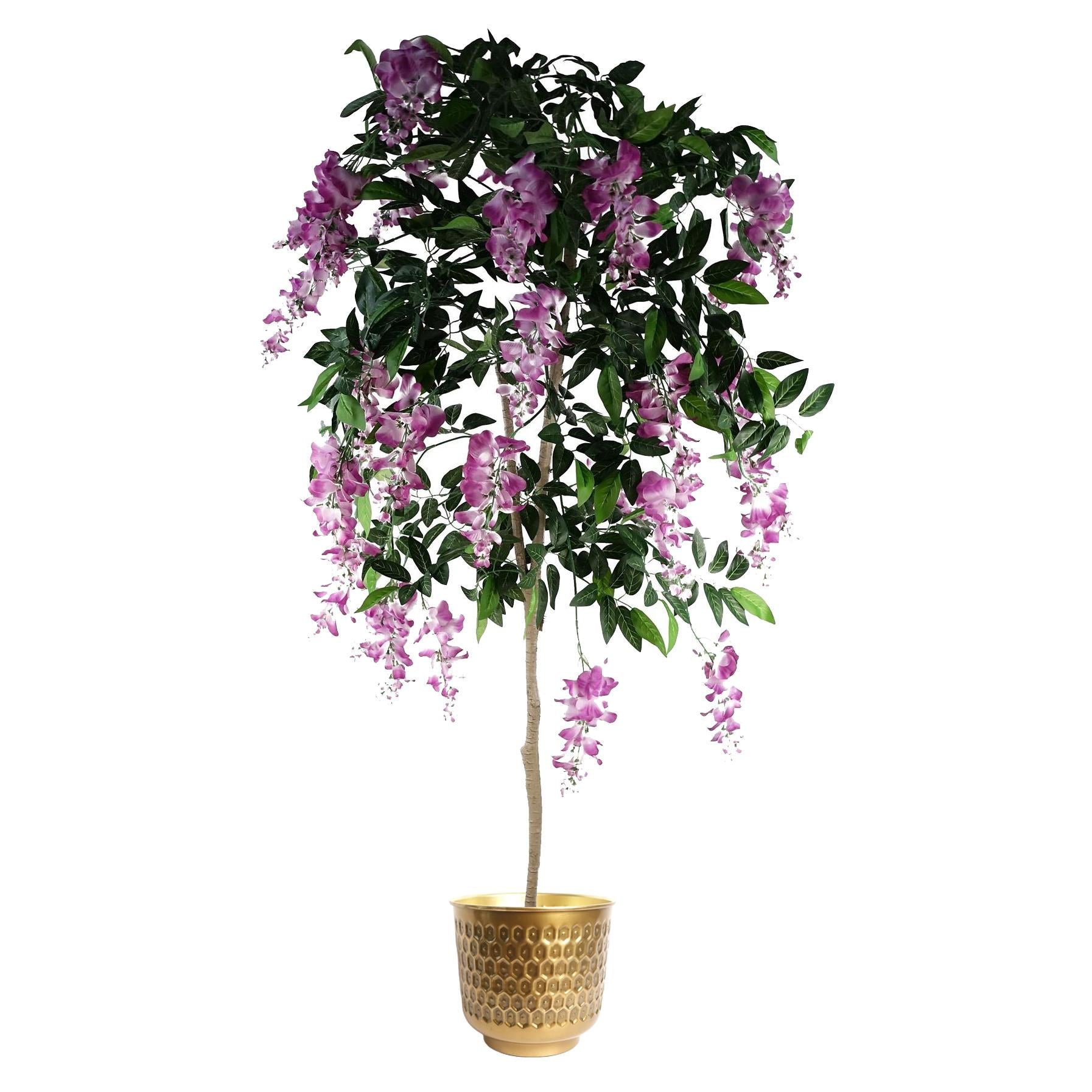 20cm Gold Honeycomb Planter – image 3