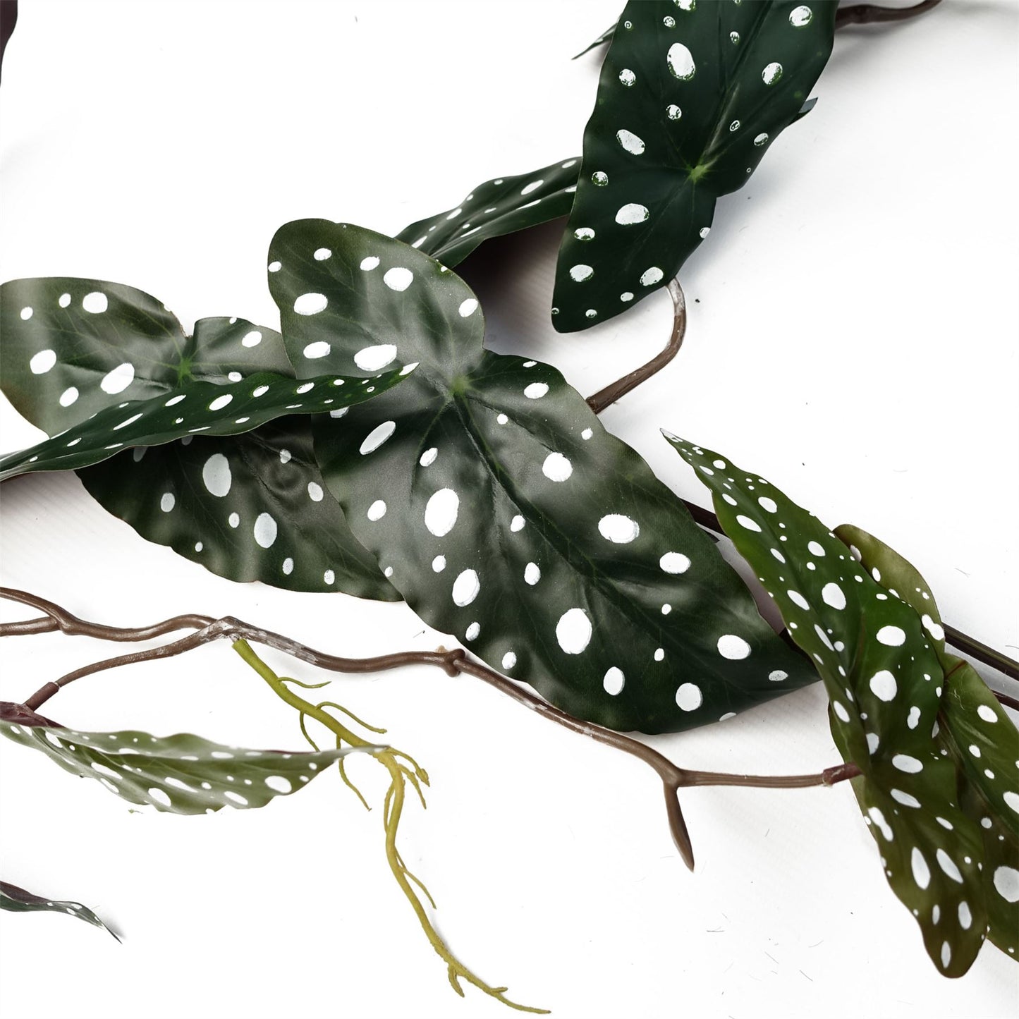 110cm Artificial Hanging Trailing Begonia Maculata Spotted Plant – image 4