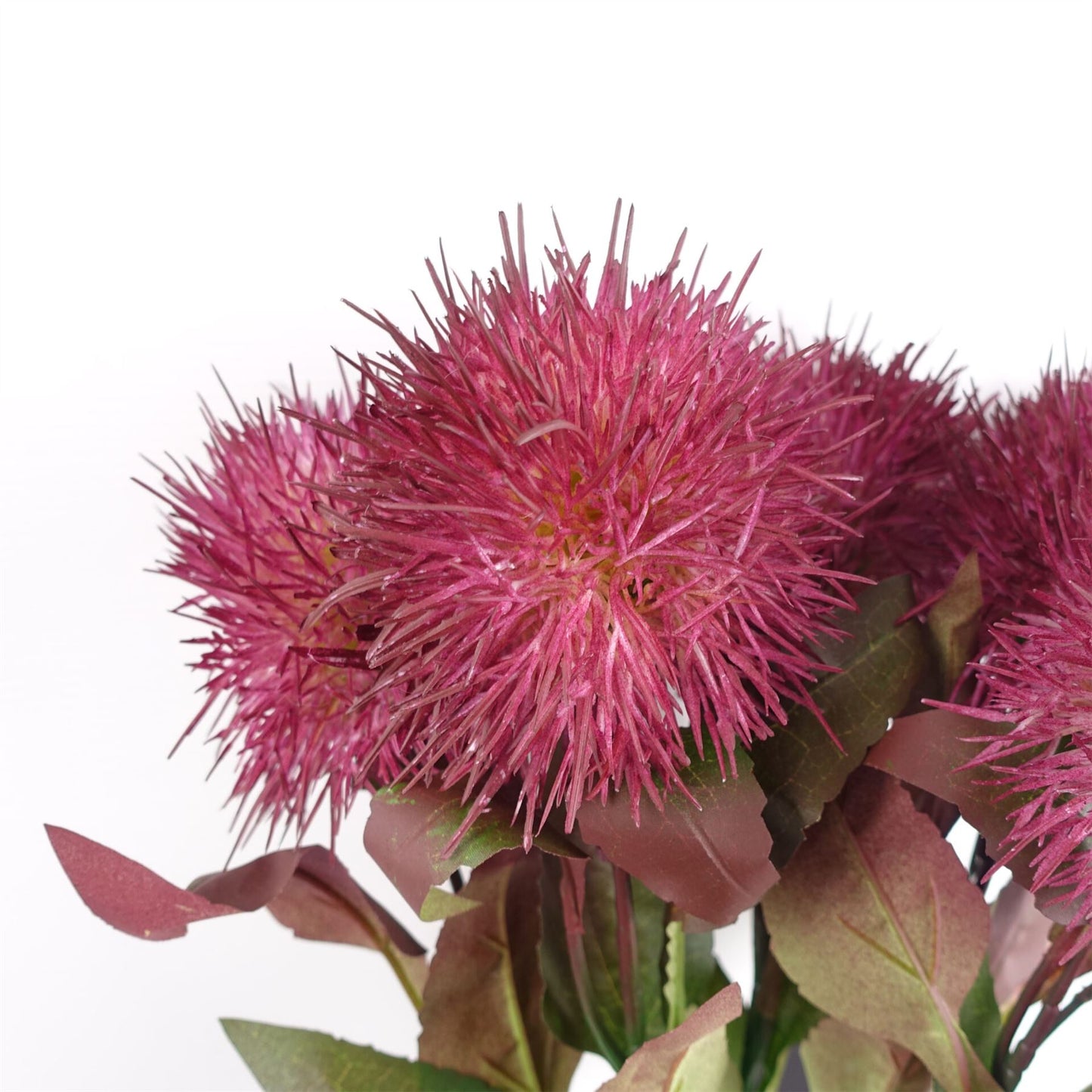 70cm Globe Thistle Purple Ball Artificial Flower Stem – image 3