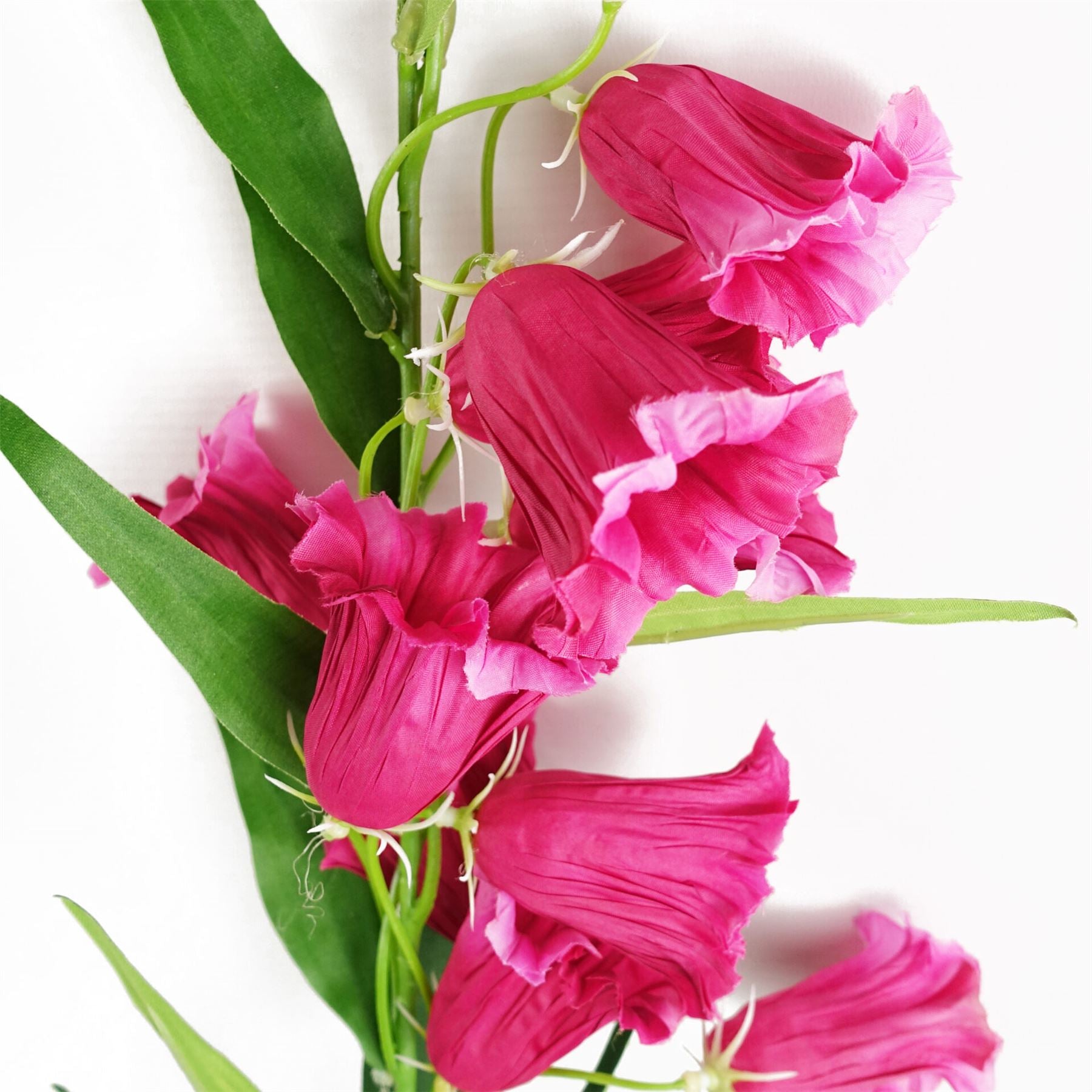 100cm Trumpet Artificial Flower Stem Fuchsia Pink – image 4