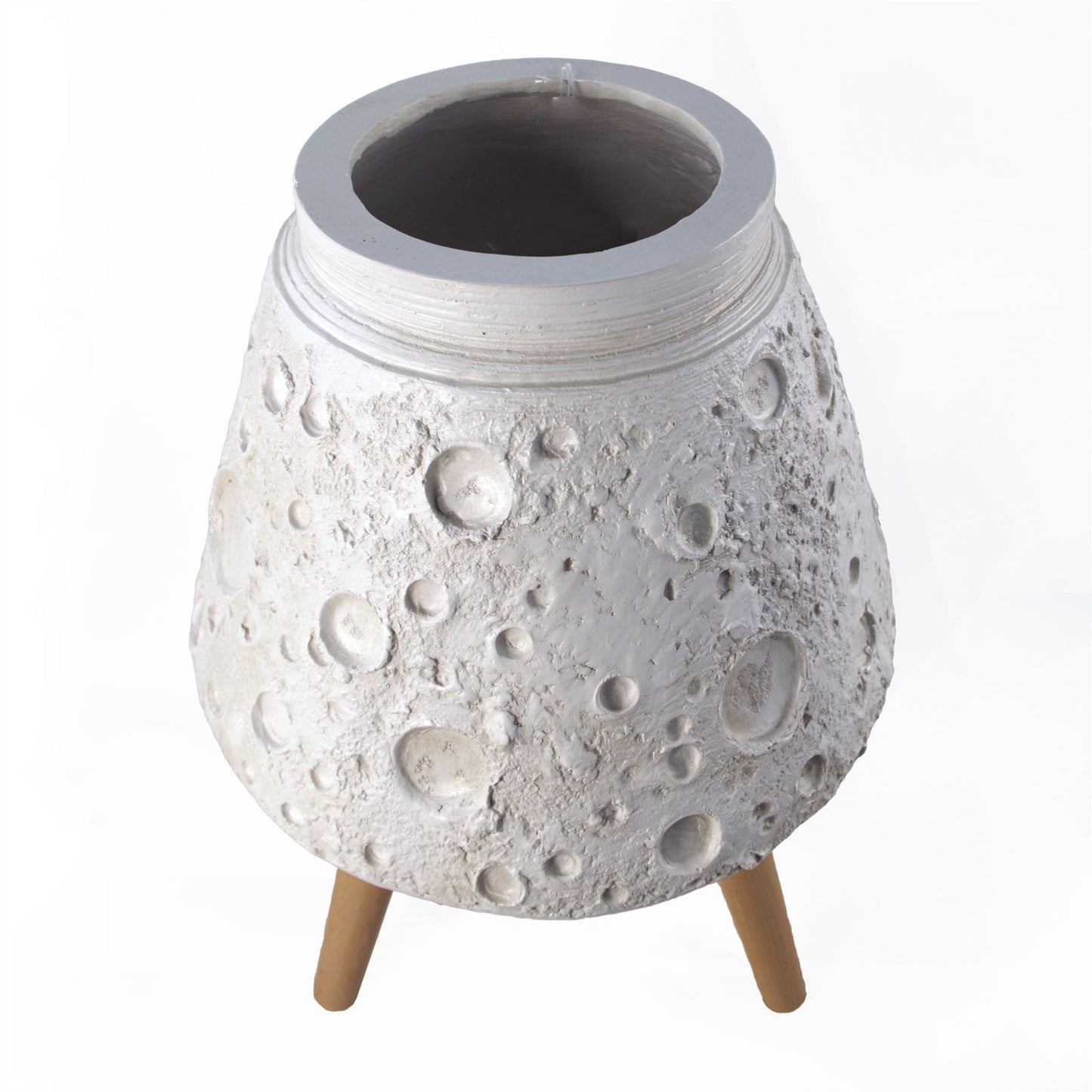 x 40cm Large Lunar White Planter 62cm – image 4