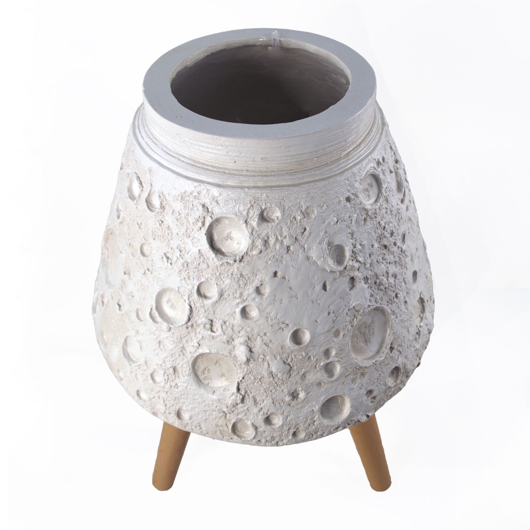 x 40cm Large Lunar White Planter 62cm – image 4