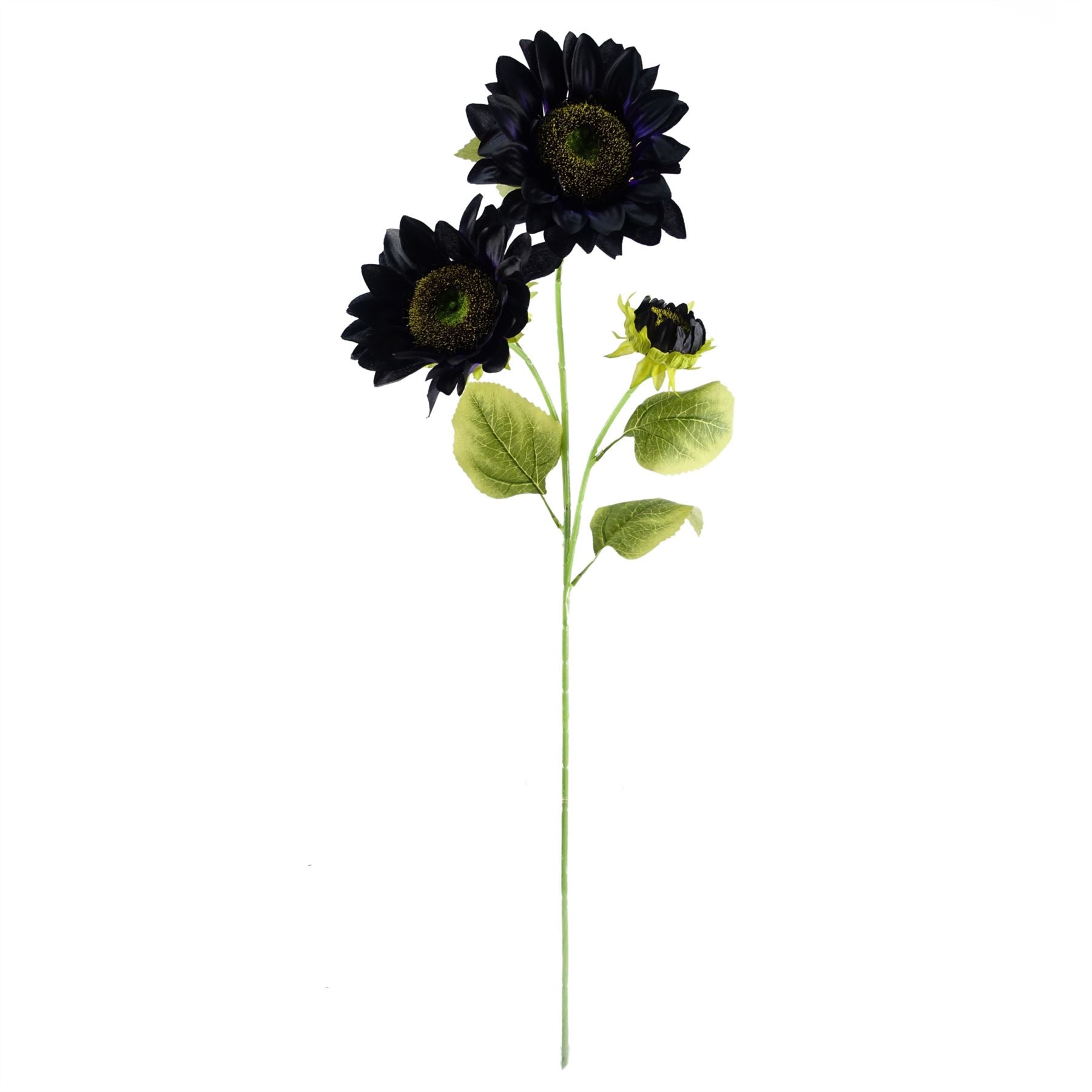 100cm Purple Artificial Sunflower Arrangement Glass Vase – image 3
