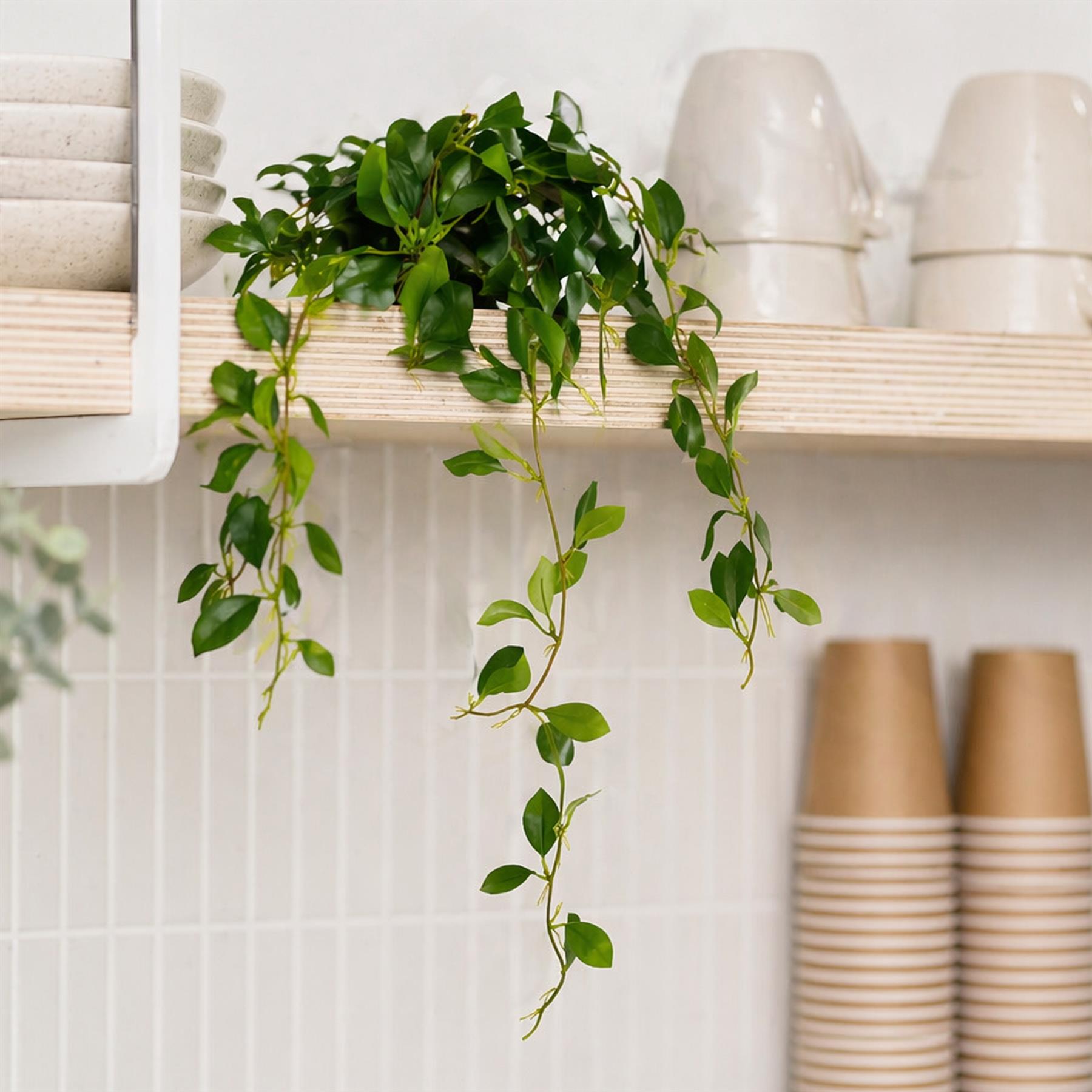 55cm Artificial Trailing Ficus Vine Stem – image 6