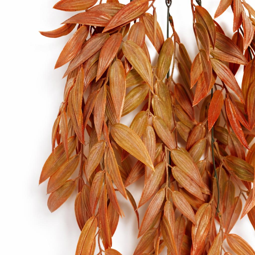 75cm Artificial Trailing Foliage Plant Dusty Orange Hanging Faux – image 3