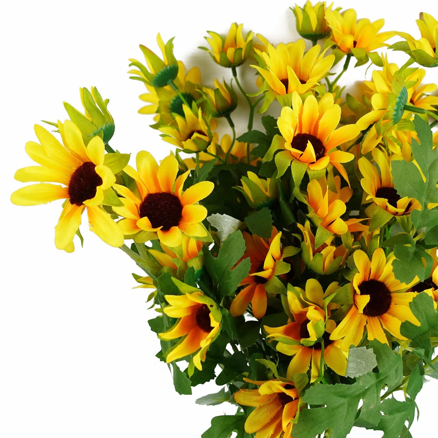 70cm Artificial Yellow Daisy Flower Spray – image 4