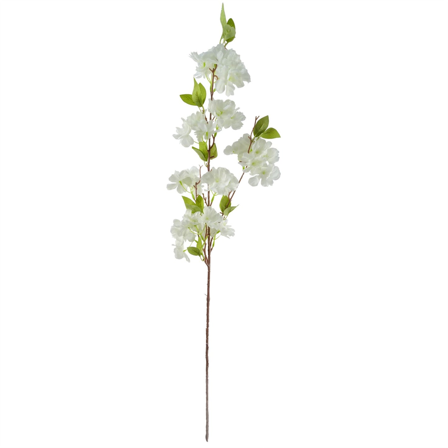 100cm White Artificial Blossom Stem – image 3