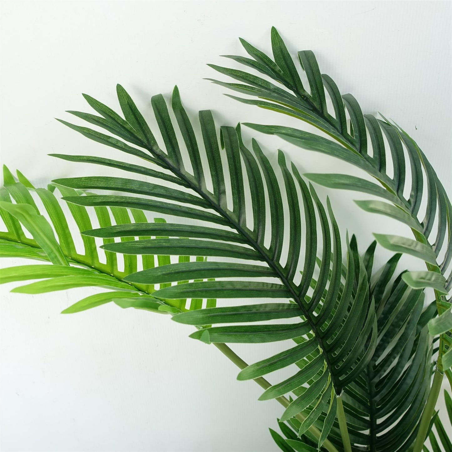 110cm Artificial Areca Palm Tree Potted in Black Pot – image 8