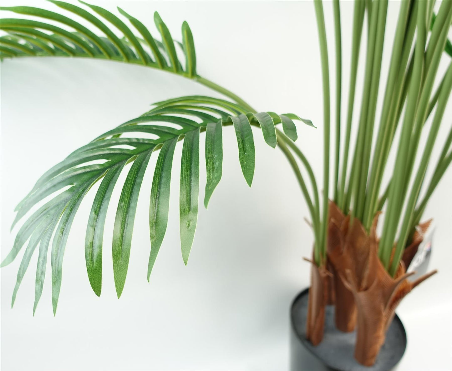 150cm Artificial Areca Palm Tree Potted in Black Pot – image 6