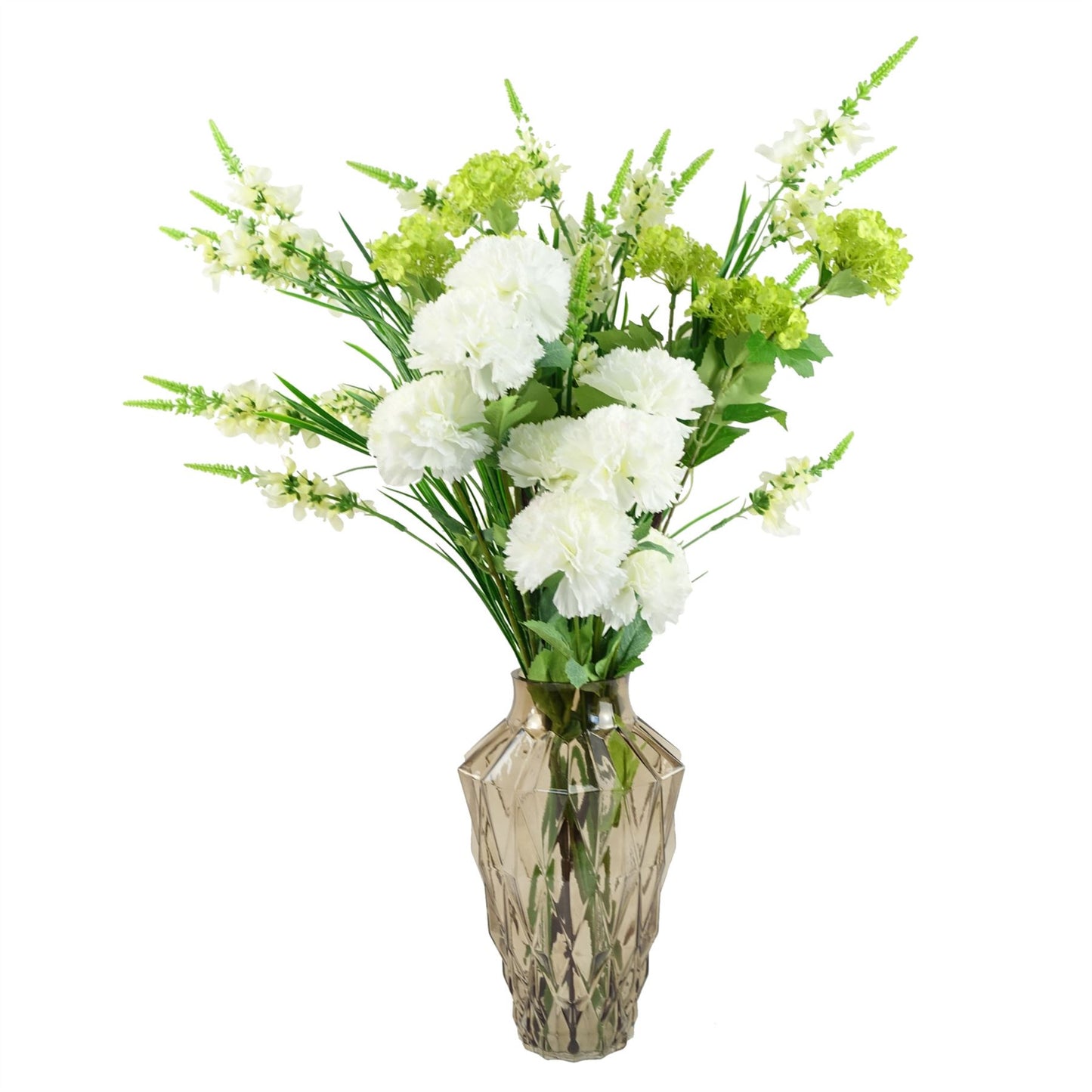 80cm Artificial White Larkspur Artifical Stem – image 3