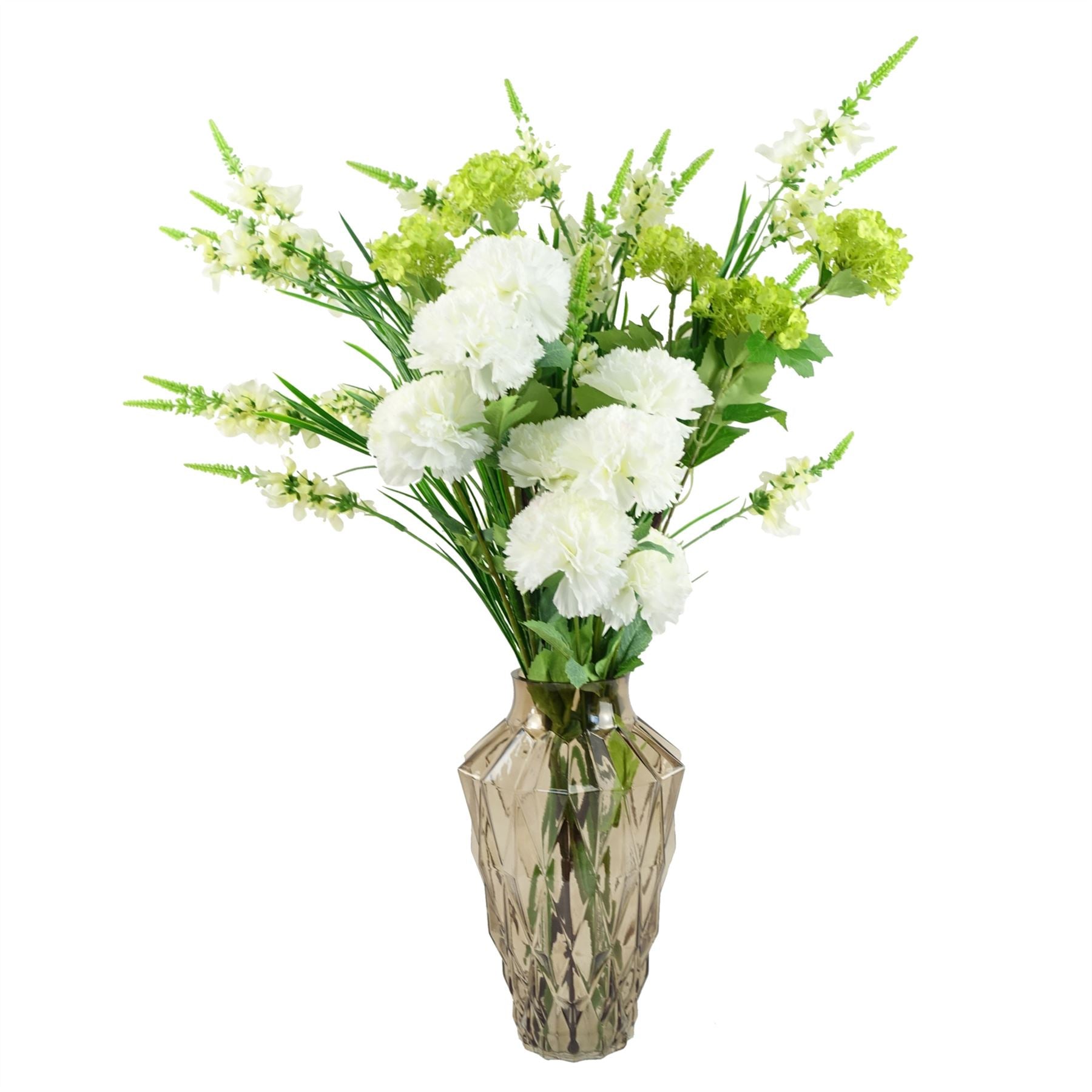 80cm Artificial White Larkspur Artifical Stem – image 3