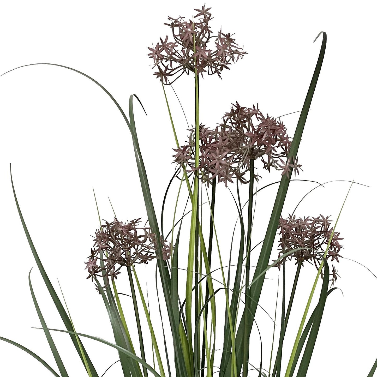 95cm Artificial Grass Plant Potted with Flower Detail – image 3