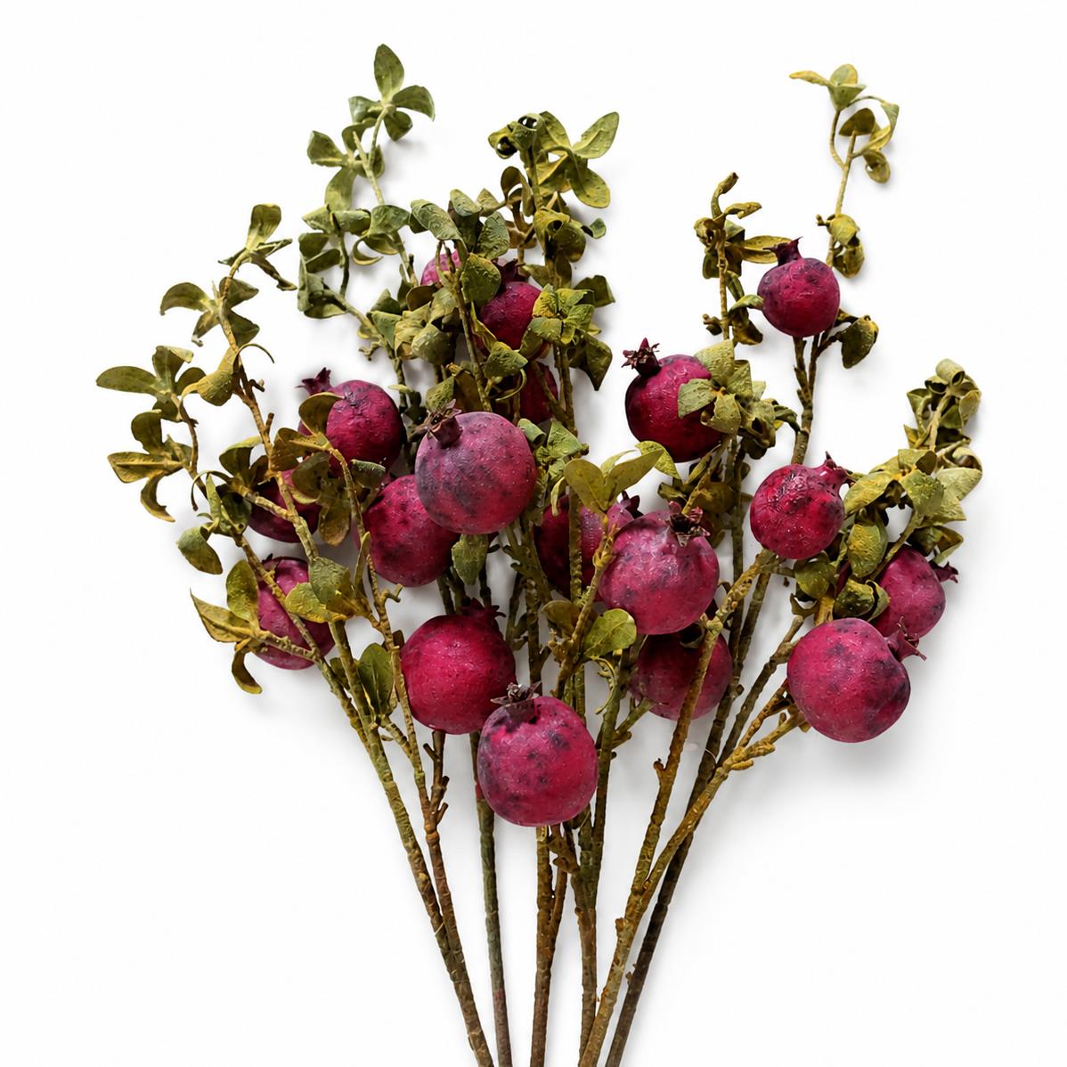 75cm Pomegranate Stem Artificial Purple – image 5