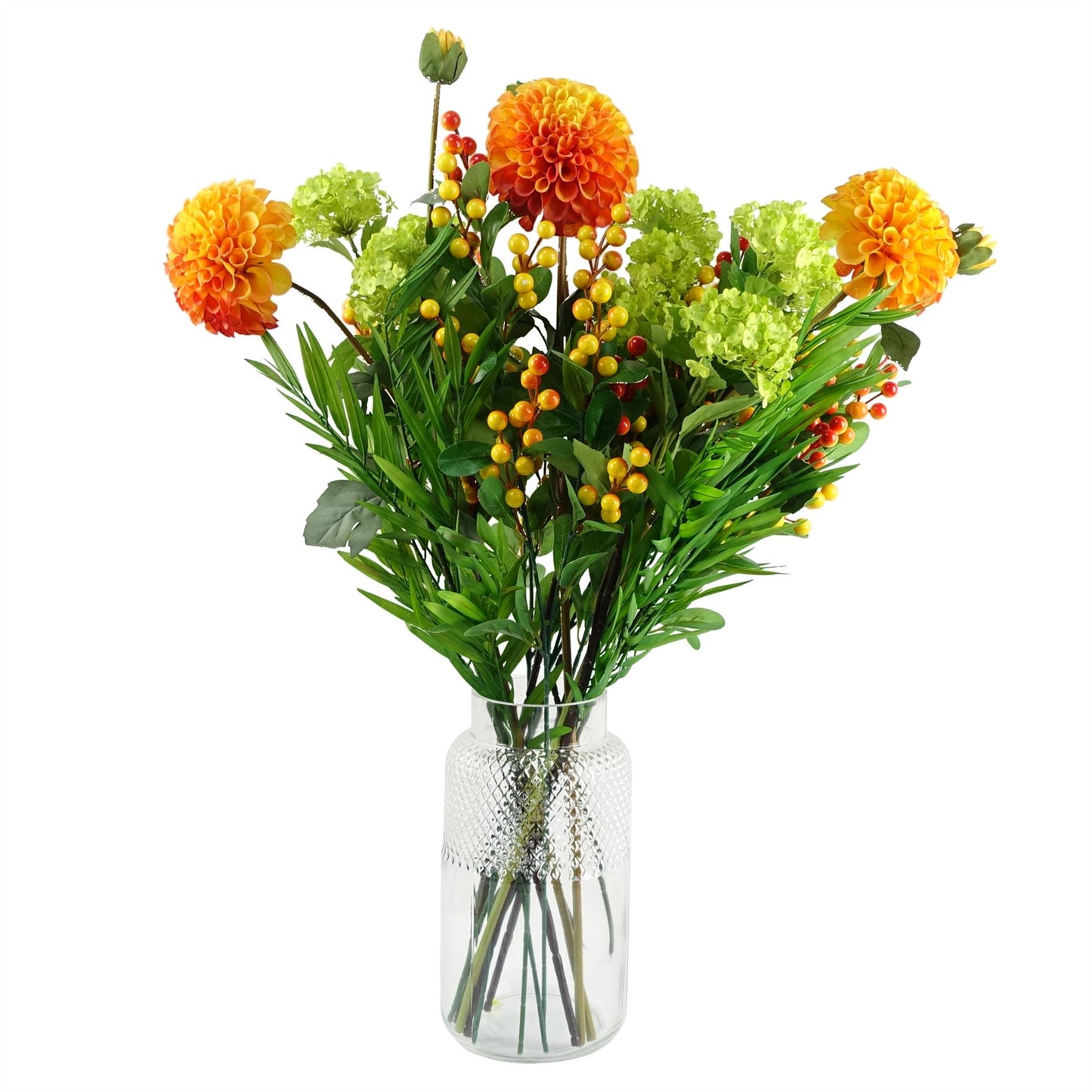 70cm Artificial Orange Berry Spray – image 8