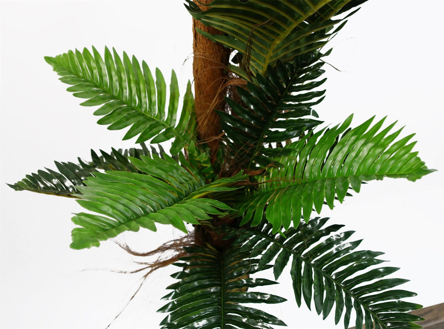 Artificial 150cm Large Palm Tree with Natural Trunk – image 2