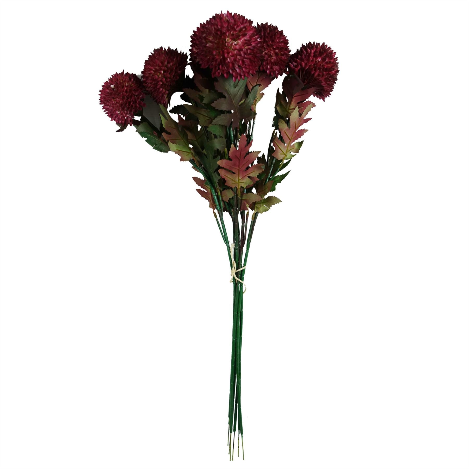 70cm Large Ball Dahlia Artificial Flower Stem Pink – image 7