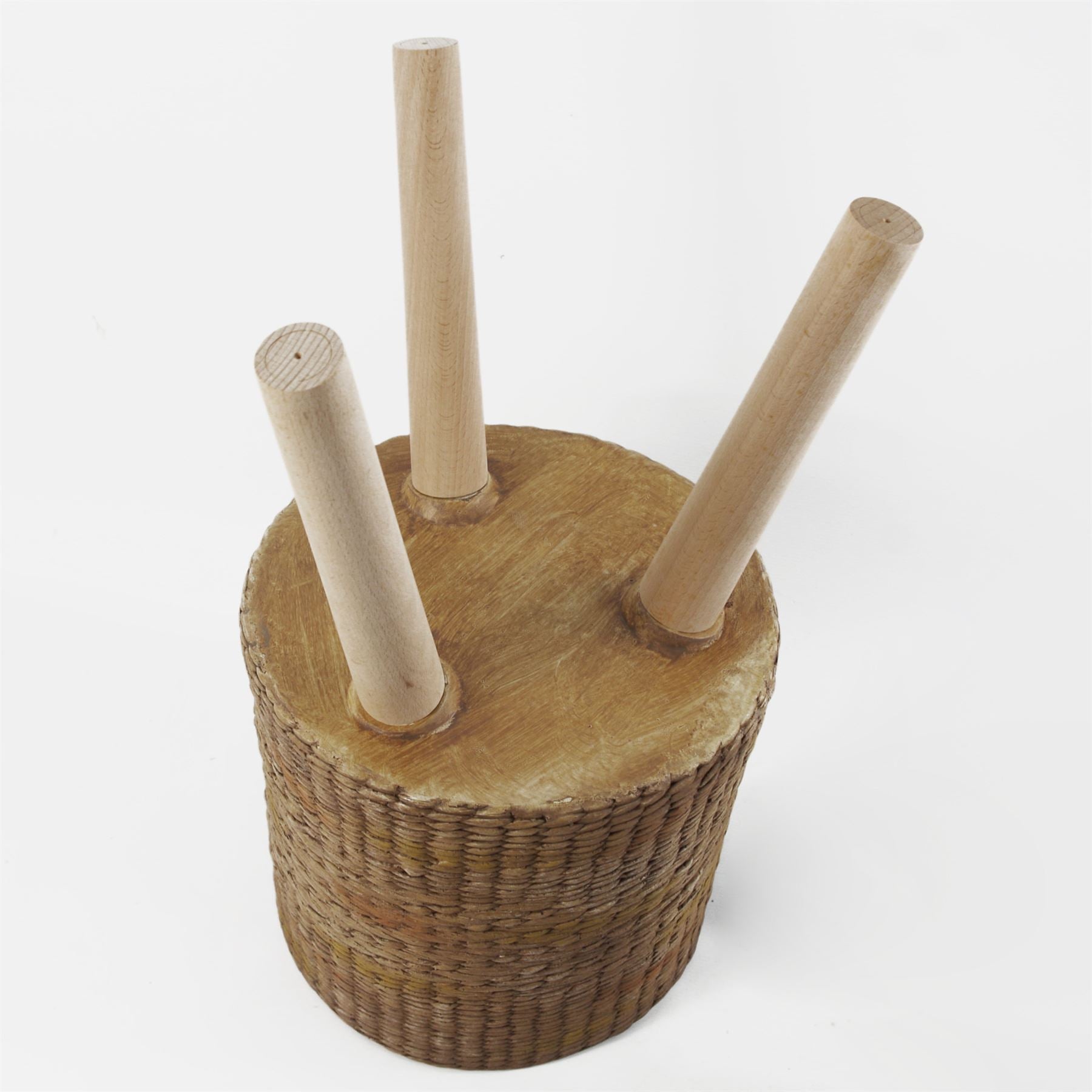 54cm x 30cm Rattan Effect Composite Large Planter – image 9