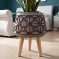 36cm x 26cm Rope Effect Composite Large Planter