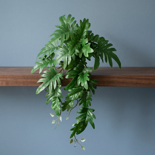 50cm Artificial Trailing Philodendron Large Leaf Plant