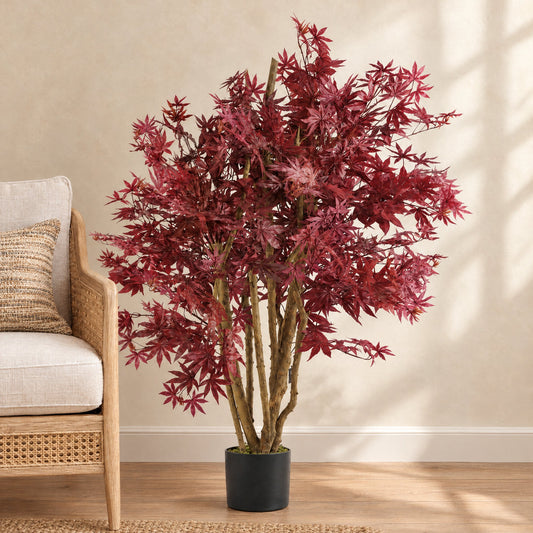 Artificial Red Maple Tree 120cm