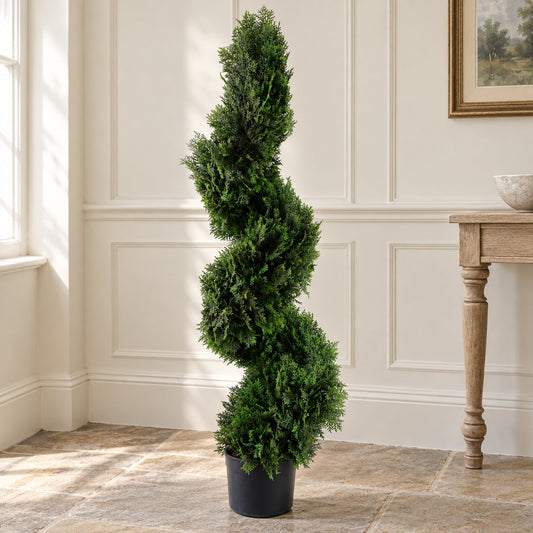120cm Spiral Cedar Tree Artificial Topiary