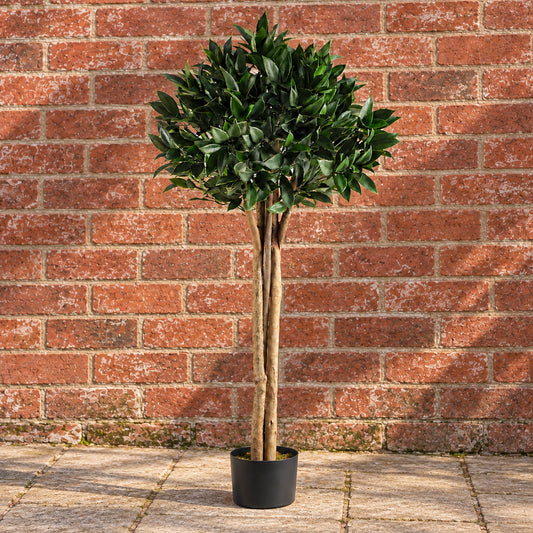 Bay Tree Laurel UV Resistant Outdoor Topiary 120cm Artificial